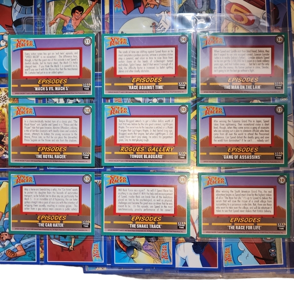 Vintage 1993 Prime Time Speed Racer Trading Cards Huge Lot! - Picture 5 of 14